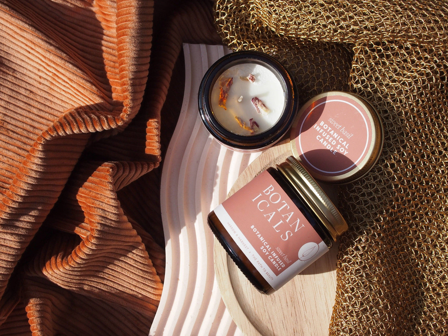 Botanicals Mini Candle ~ Sweet Basil