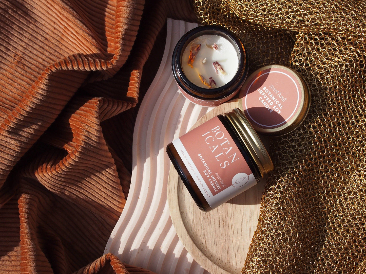 Botanicals Mini Candle ~ Sweet Basil