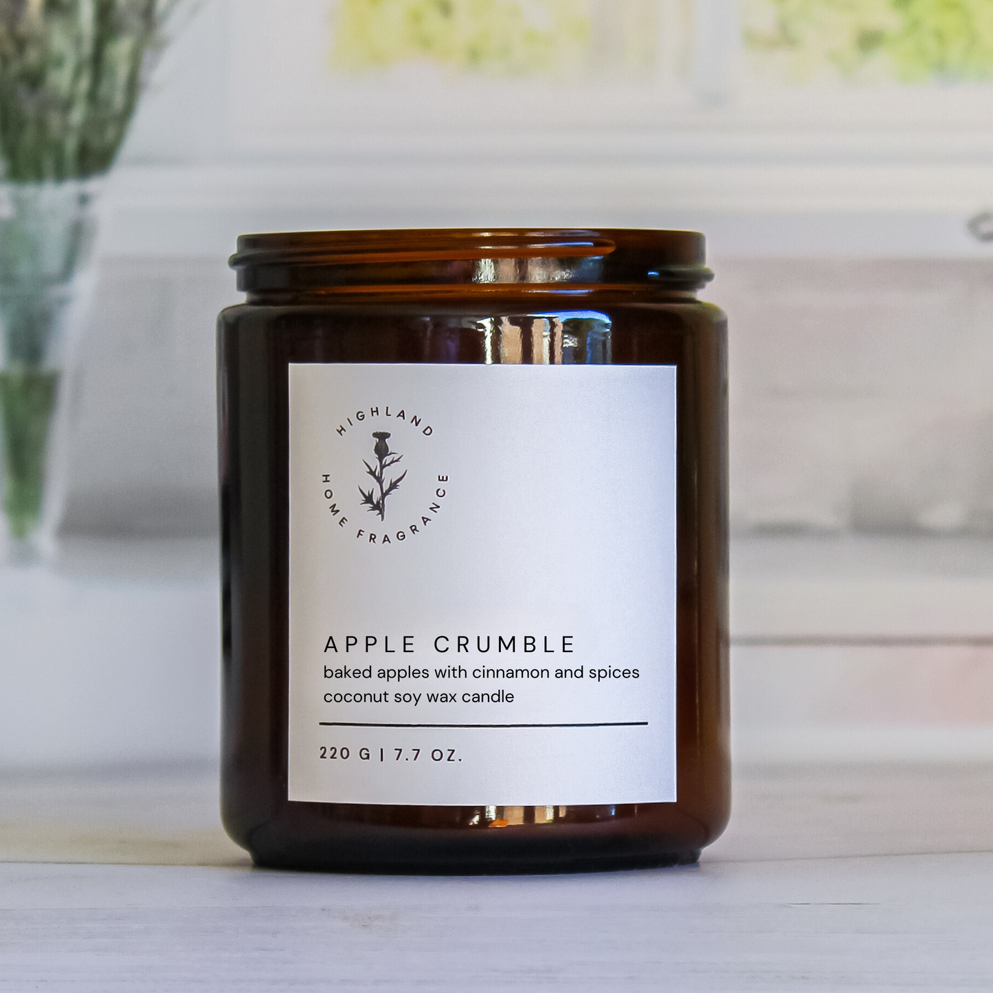 Apple Crumble | Apple + Cinnamon - 220g Coconut Soy Candle