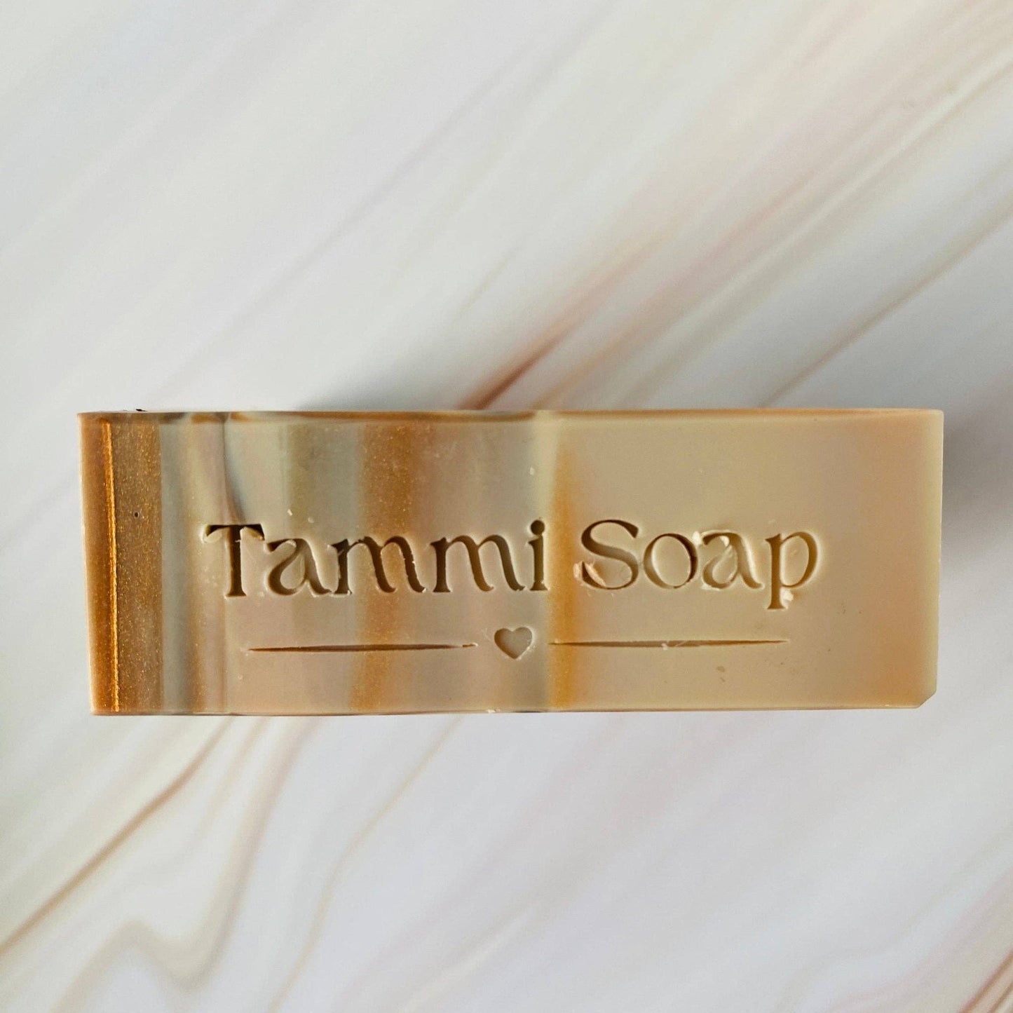 Luxury Artisanal Handmade Soap -Carnelion Gemstone with Silk