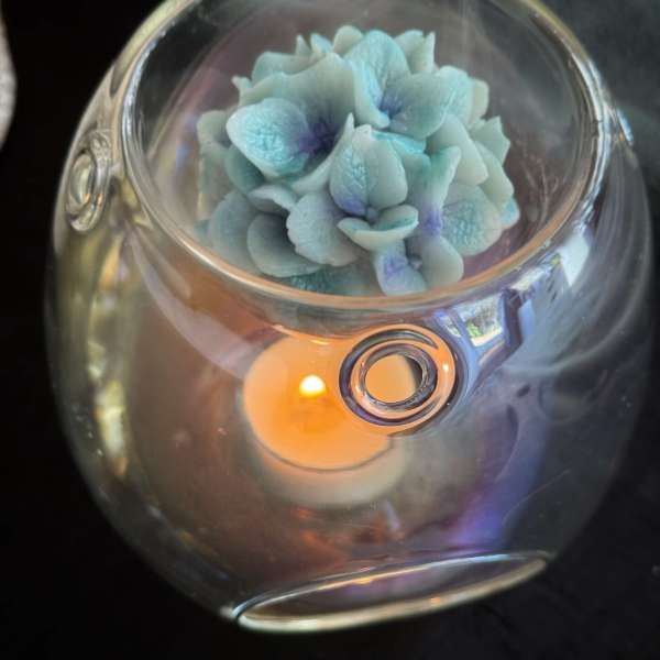 Clear Pearl Wax Melt Burner