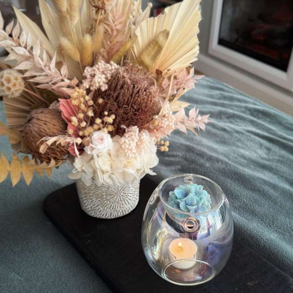 Clear Pearl Wax Melt Burner